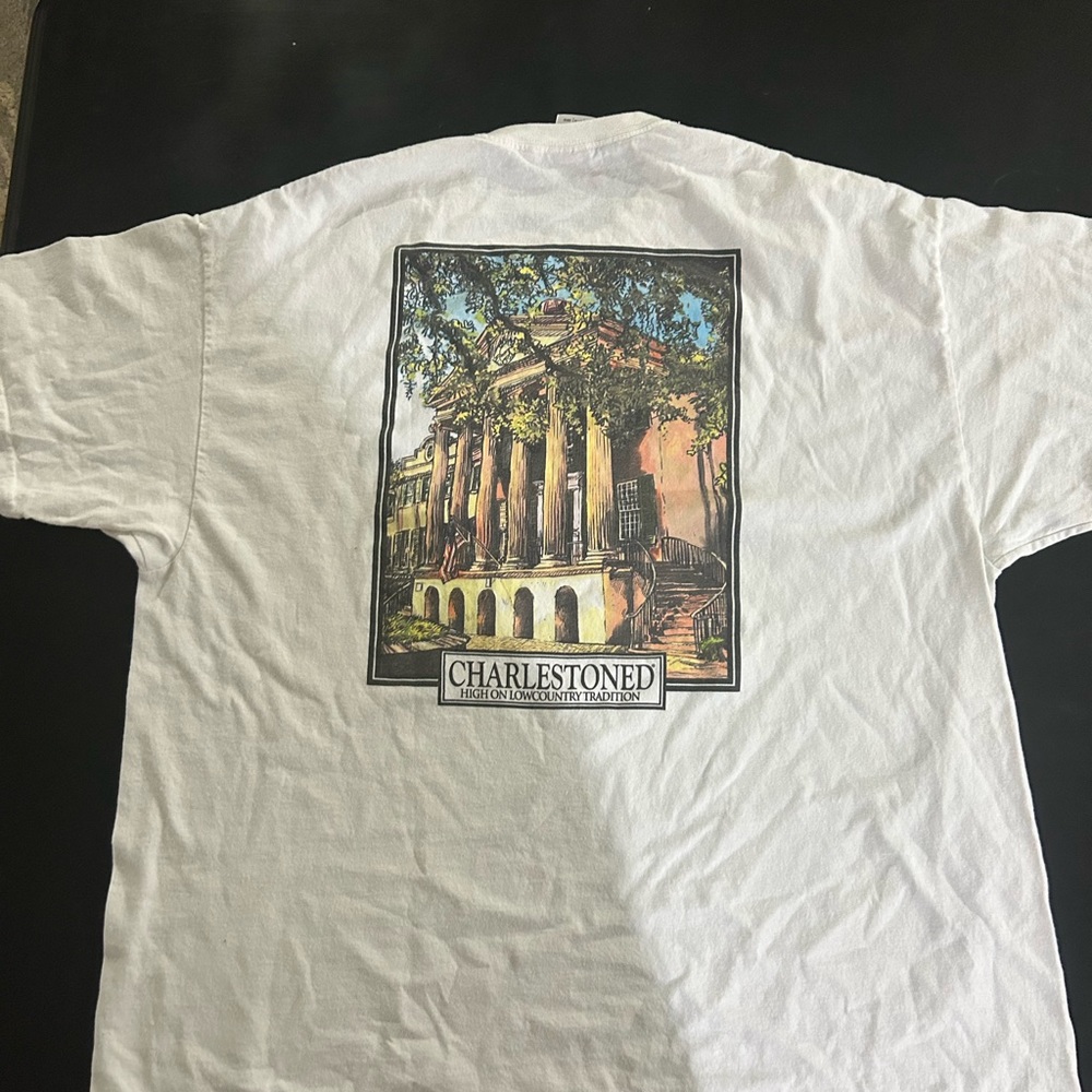 White Charleston tee - Picture 3 of 5